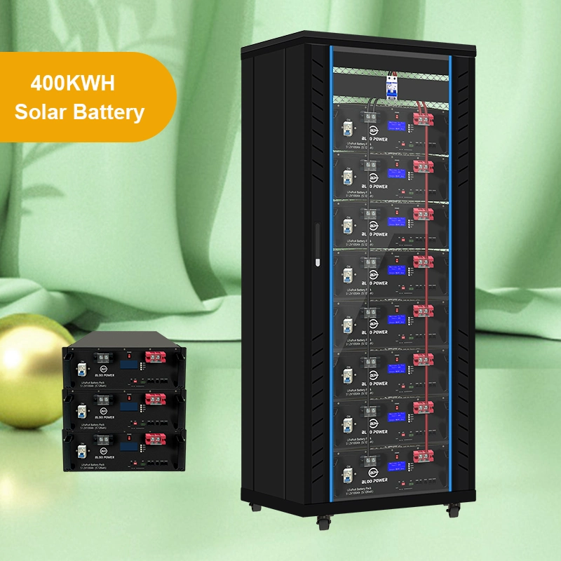 Bloo Power Lithium-Ionen-Batterie Lithium-Ionen-Inverter Station Heimgebrauch Ladegerät Lange Lebensdauer Schnell Laden Solar Energy System Bank