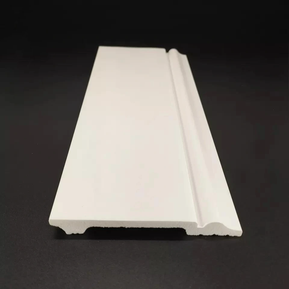 Easy to Install Home Decorative Flooring Accessories Waterproof PS Skirting Board Baseboard