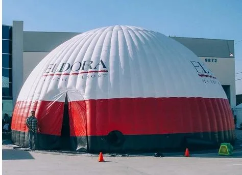 2023 tenda da cúpula do sol insuflável gigante para eventos ao ar livre