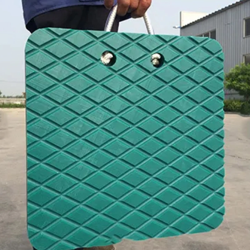 Factory Custom UHMWPE Composite Outrigger Crane Foot Support Pad