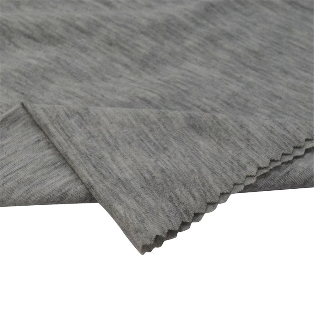 Fashion Soft Elastic Cold Cotton Rayon Grey Fabric