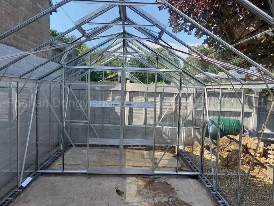 Fabrik-Versorgung Hohes Transparentes Polycarbonat Blatt Gewächshaus Gemüse / Blume / Hydroponics Green House Für Promotion Rdga1014-10mm