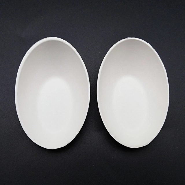 Biodegradable Disposable Sugaercane Ege Shape Sauec Dish