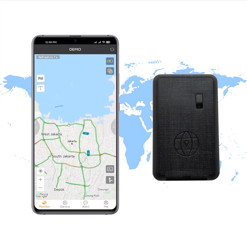 GPS Tracker 2g inalámbrico portátil de larga duración con batería grande Capacidad