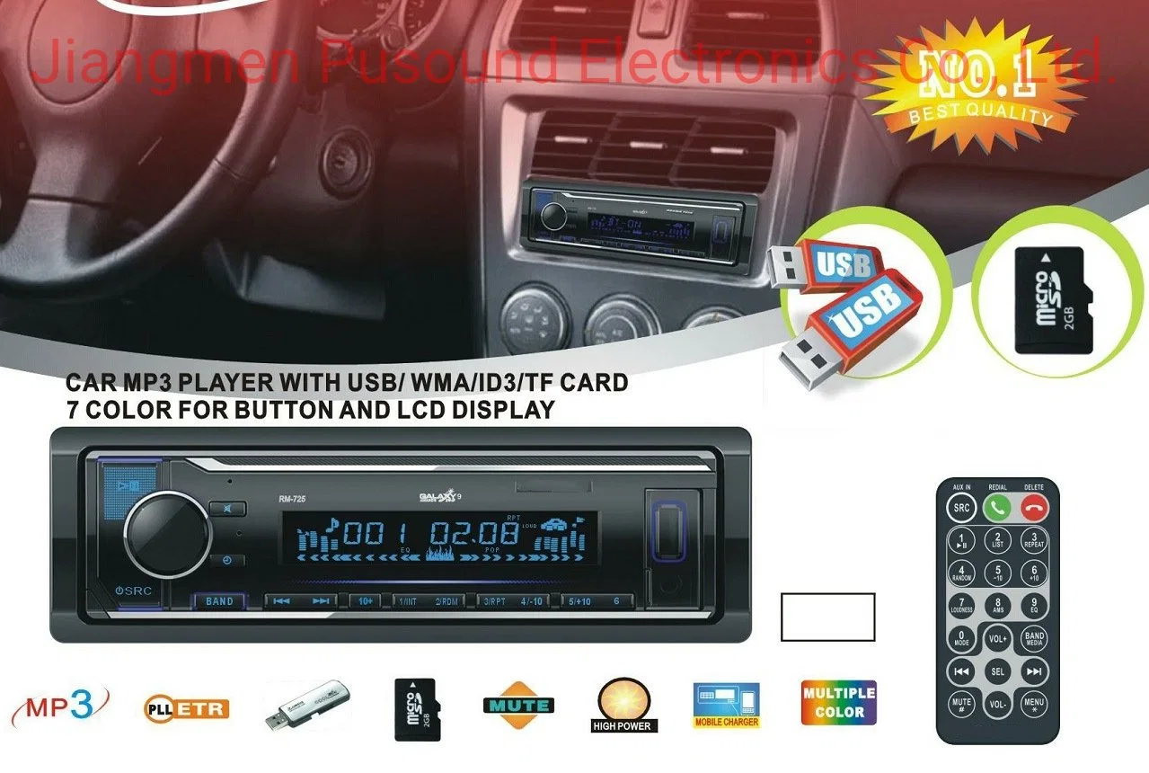 One DIN Car Radio FM USB SD Player One DIN Auto Car Radio