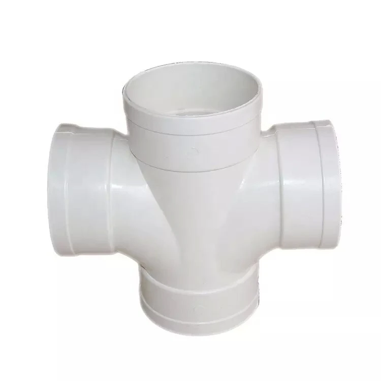 Wholesale/Supplier a Large Number of High-Quality Anti-Corrosion Plastic PVC Cross Joint Pipe Fitting