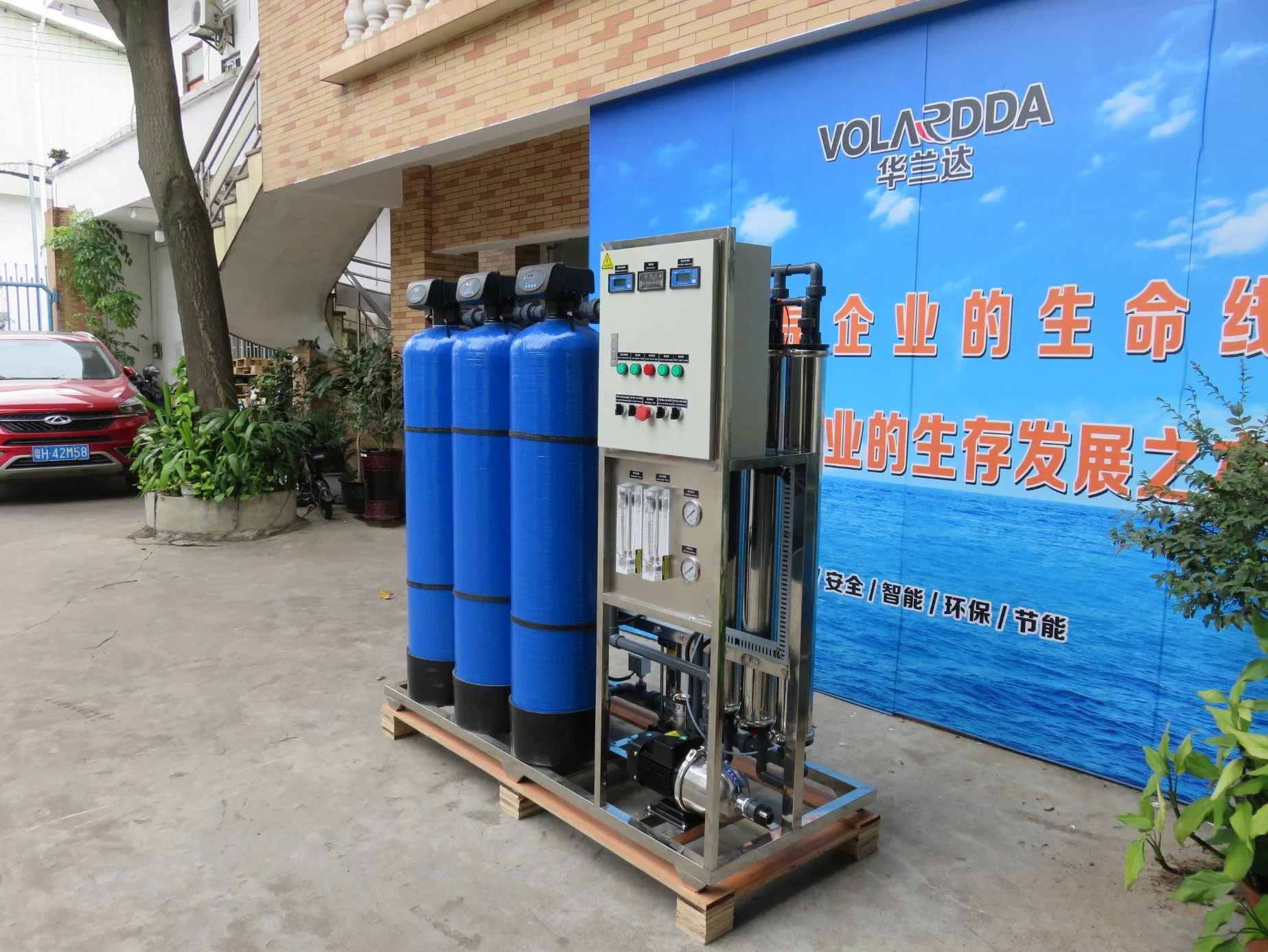 China de maquinaria de la planta de purificación de agua RO aprobado, el equipo de ósmosis inversa.