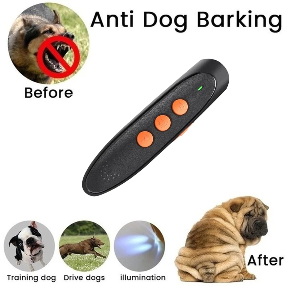 Pets Ultrasonic Repeller Dog Aggressive Stopper Deterrent Outdoor Trainer Pets Aggressive Chaser Stopper Deterrent Tool