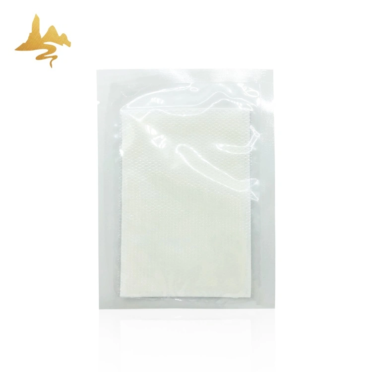 Strong Stickiness White Spunlace Fabric Pain Relief Gel Cooling Patch