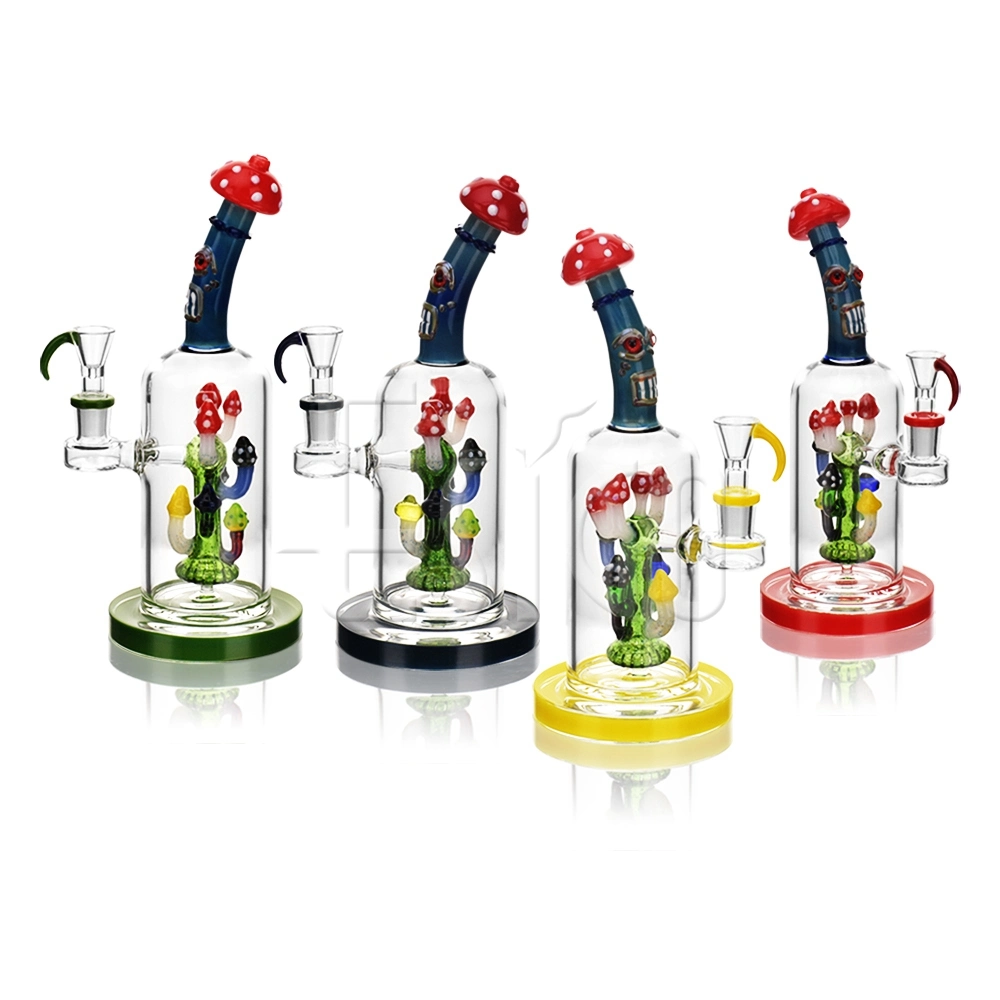 Esso Design Großhandel OEM / ODM 10 Zoll Pilz Tabak Shisha Hookah Ölrohr Aus Glas