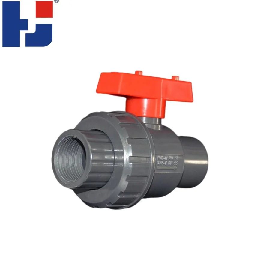 China Supplier High quality/High cost performance  Original Factory Export Plastic 1/2" to 4" UPVC Single Union Ball Valve