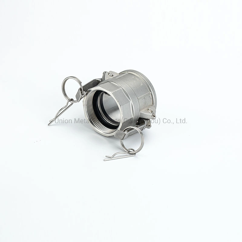 Stainless Steel Type E DIN2828 Camlock Fitting with Smooth Hose Shank