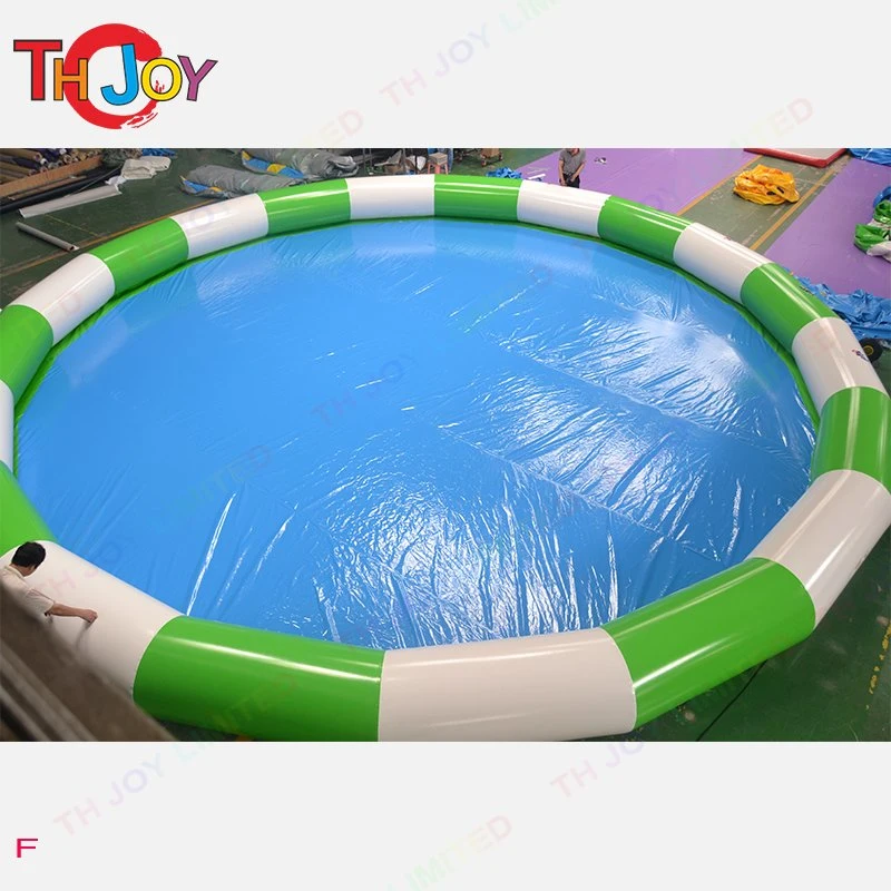 Piscina Commecial Portable 8m piscina de agua inflable redondo para juegos de agua