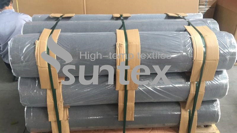 Fireproofing Grey Colored Electrical Insulation Fiberglass Rolls Fiberglass Fabric Cloth