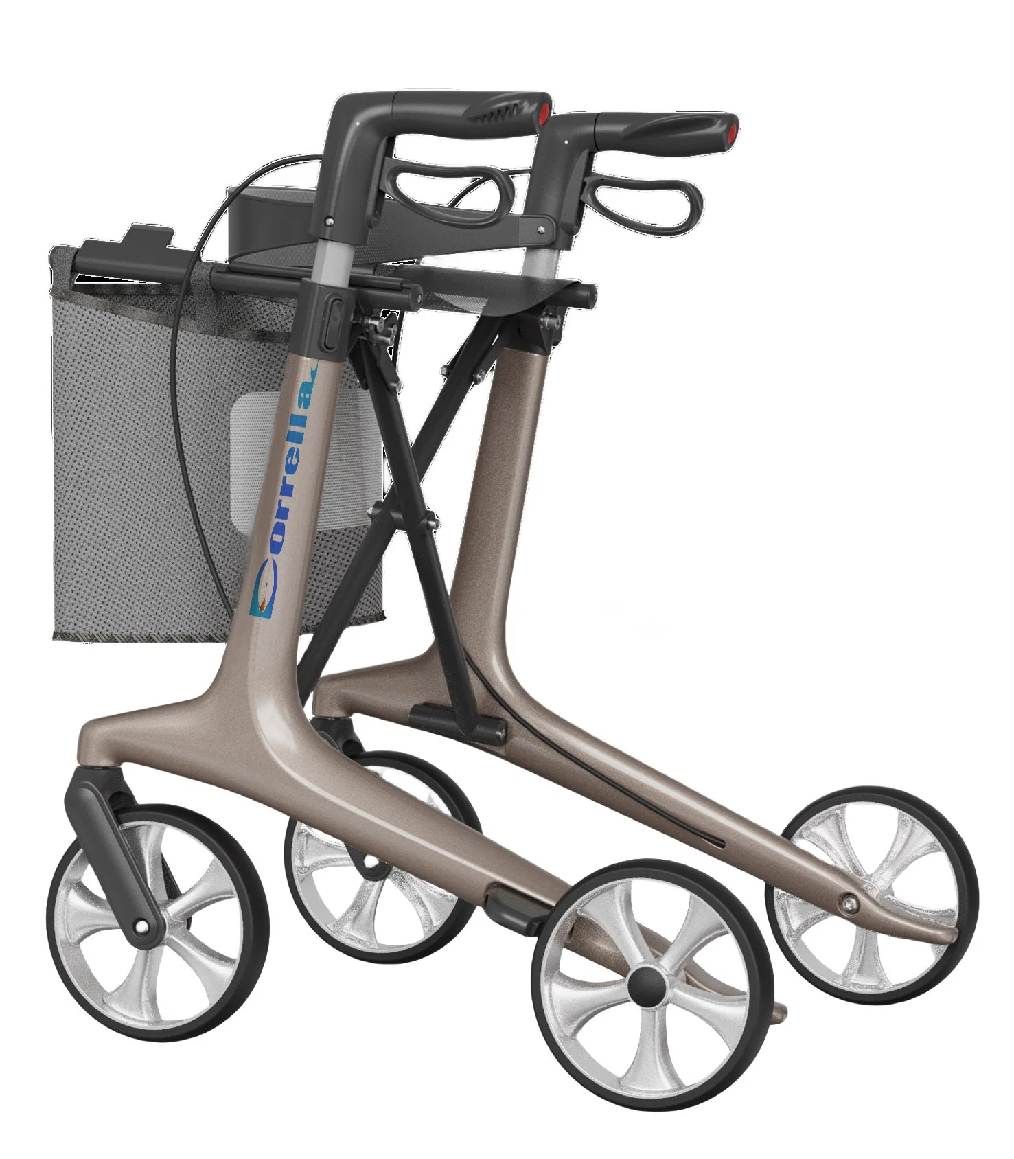 Factory Direct Sales Atacado Orthopedic Medical Supplies Walkers ajustáveis &amp; Rollators com suporte leve para caminhada Wheels para desativação