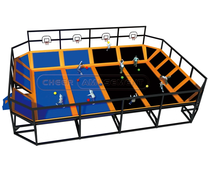 Grand parc de matériel de jeu intérieure Trampoline par Cheer amusement