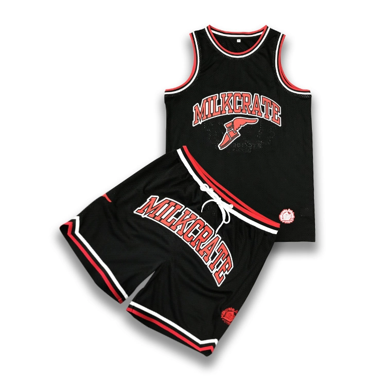Wholesale New Design Your Own Embroidery Logo Basketball Jersey Custom Sublimation Sports Breathable Mens Basketball Suit