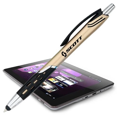 Promotion Geschenk Fashion Design Metall Dual-Funktion Stift mit Stylus / Stylus Kugelschreiber/Stift Kugelschreiber