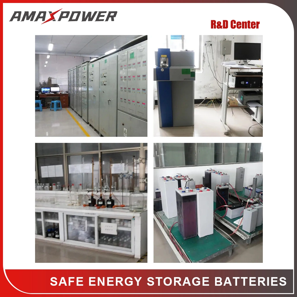 Batterie au gel de type Opzv-2V300ah/600ah/800ah/1000ah/1500ah/2000ah3000ah à plaques tubulaires pour le stockage de l'énergie solaire et les systèmes de télécommunication.