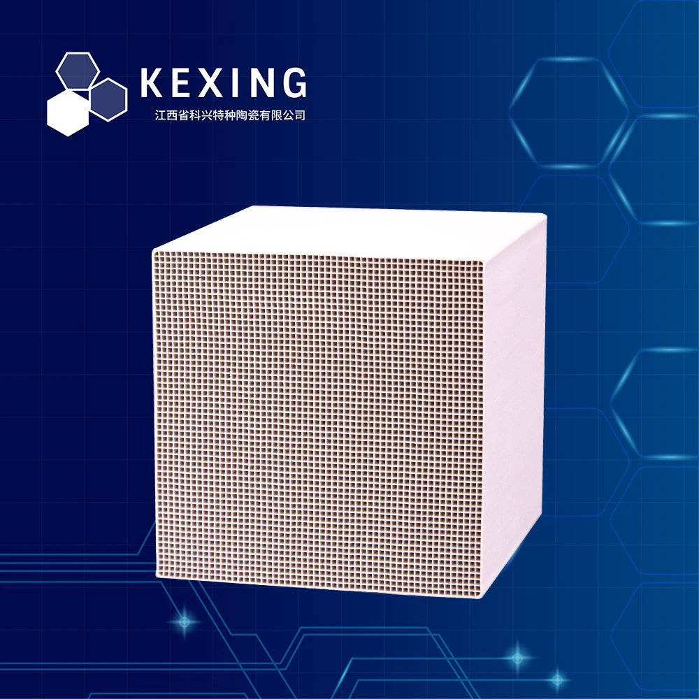 85 Corundum Honeycomb Ceramic Substrate 150X150X150mm 40 Cell Dimension Cell Number and Shape Customizable