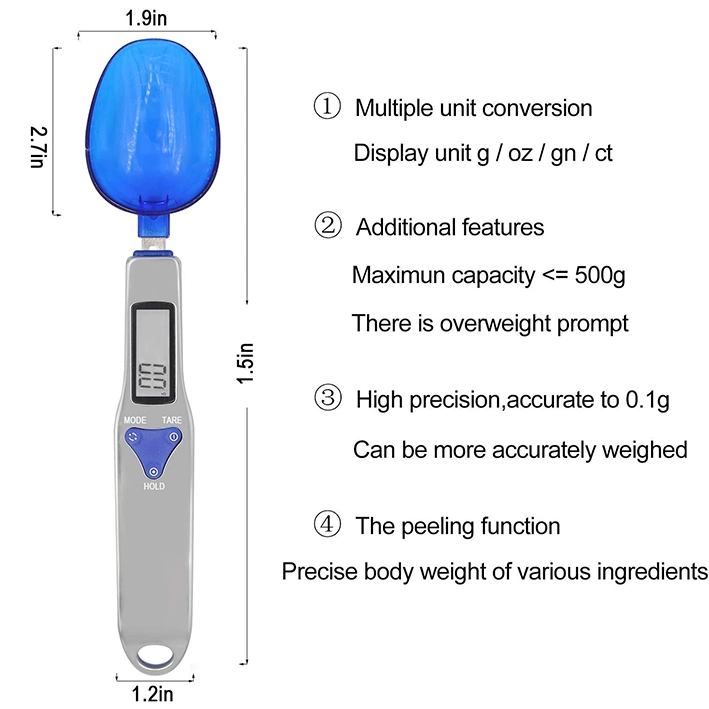 Balança Digital Kitchen Electronic Weighing Spoon