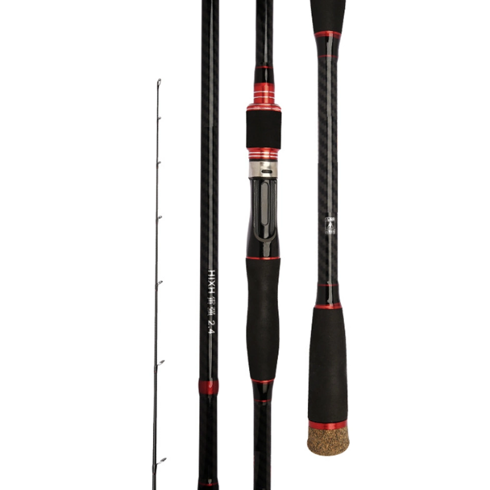 Custom Saltwater Fishing Rod Jigging Rods 1.98m Durable Carbon Fiber Rods