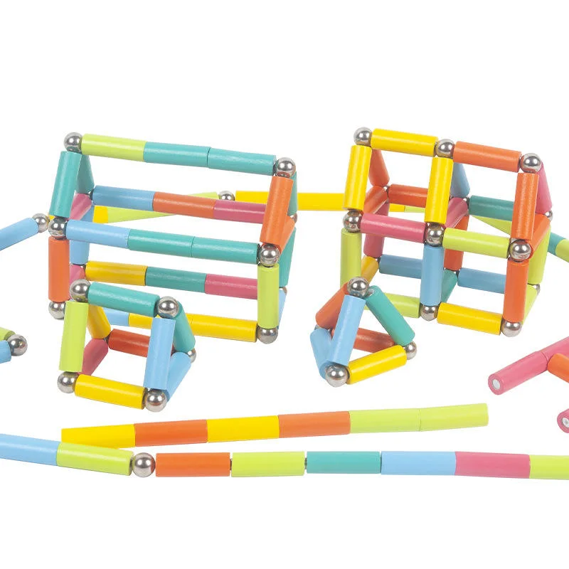 Wooden Magnetic Sticks Educational Wooden Toy