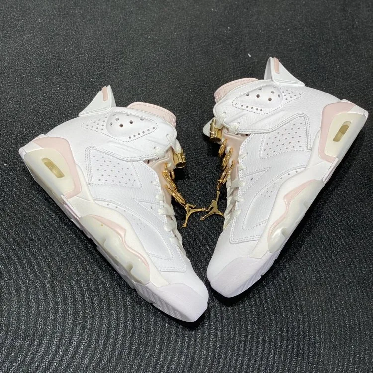 Women Running Air Jordan 6 Pink Nike Shoes