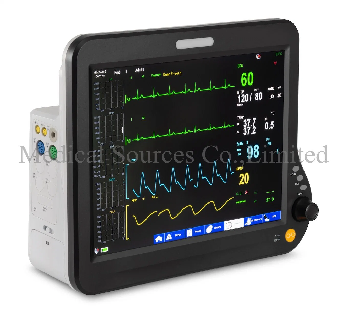 (MS-8500) preço de fábrica de equipamentos médicos de ECG Multiparamétricas Monitor de Paciente