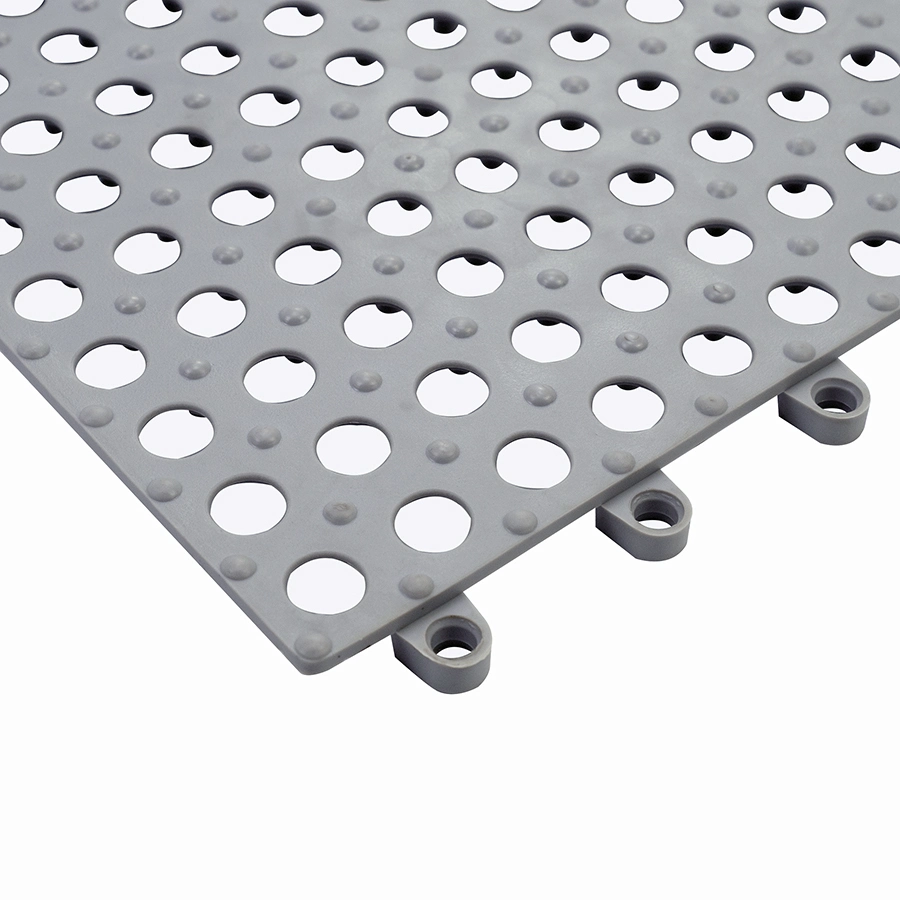 Drain PVC Non Slip Floor Tiles Use Around Hot Tubs and Saunas for Added Comfort and Safety