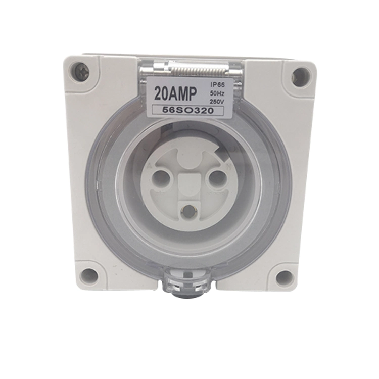 SAA Approved 5 Round Pin 32 a Weatherproof Industrial Electrical Plug and Socket