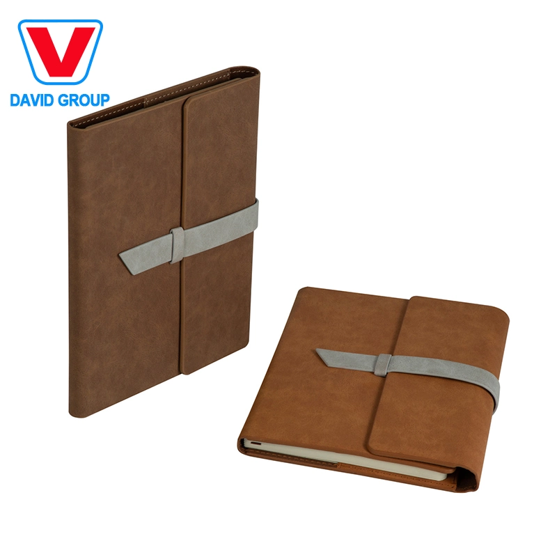 2023 New Idea Soft PU Notebook with Embossed Logo for Company Gift