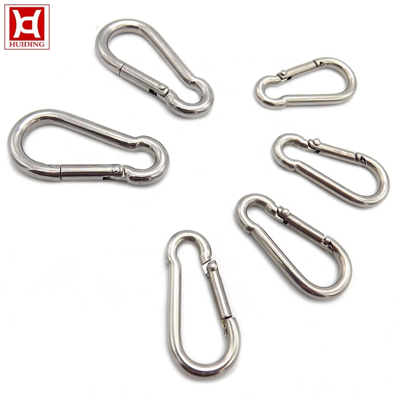 Stainless Steel 304 316 Climbing Carabiner Hooks for Yacht Accessories