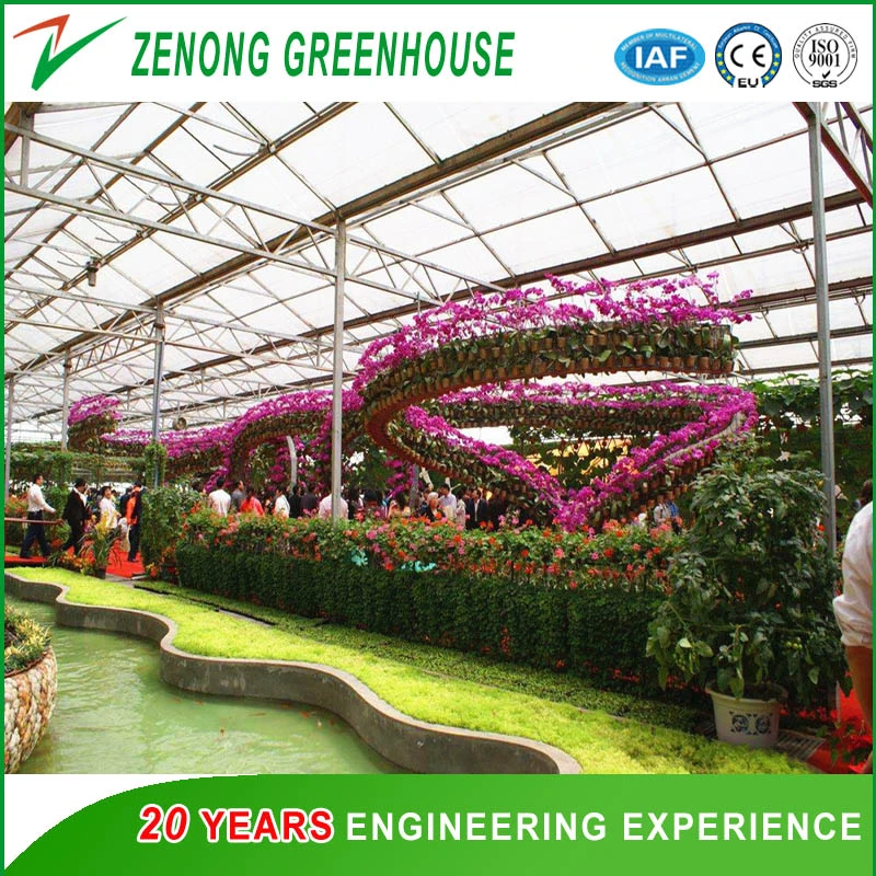 Intelligent Automatic Greenhouse Glass Greenhouse for Seedling Nursery/Eco Restaurant/Vegetable Fair