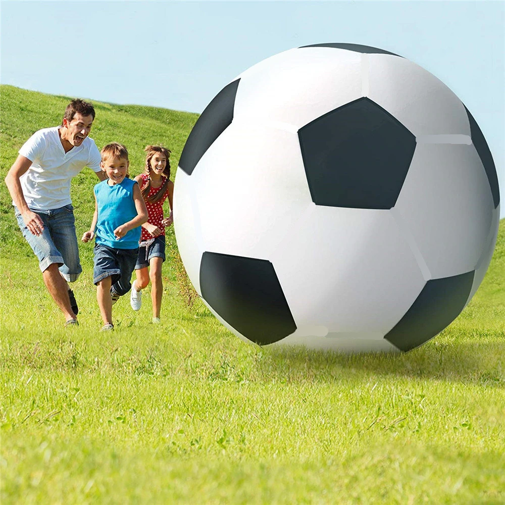 Giant Beach Ball Large Soccer Ball Inflatable Two-Color Thickened PVC Ci15373