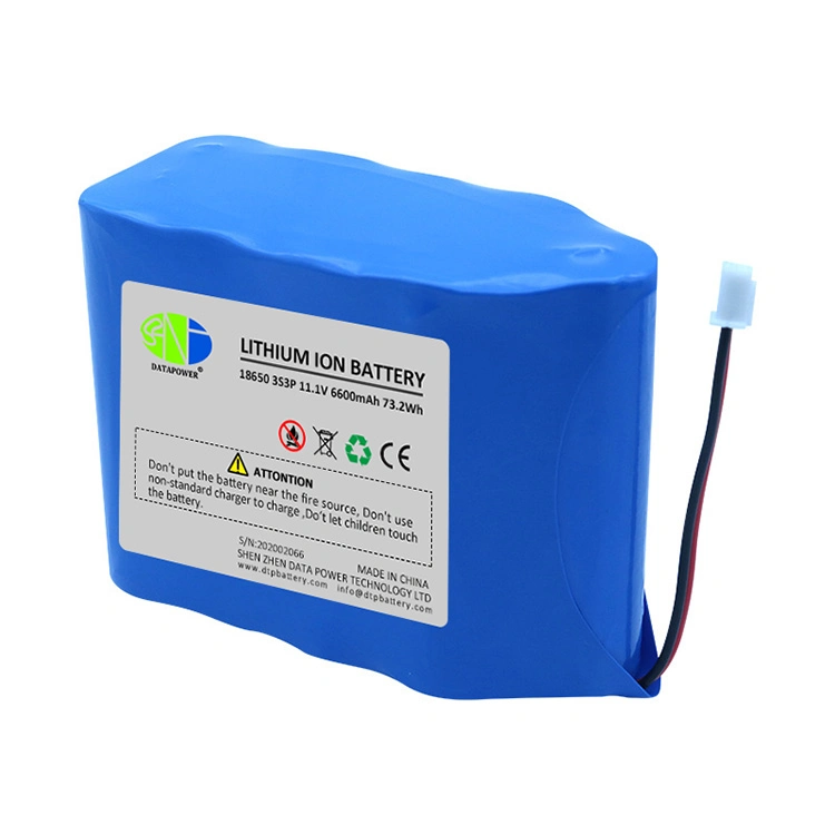 10,8V/11,1V/12V 4000mAh 5200mAh 6000mAh 18650-3s2p zusammengesetzter Lithium-Ionen-Akku Mit DC-Eingang/Ausgang