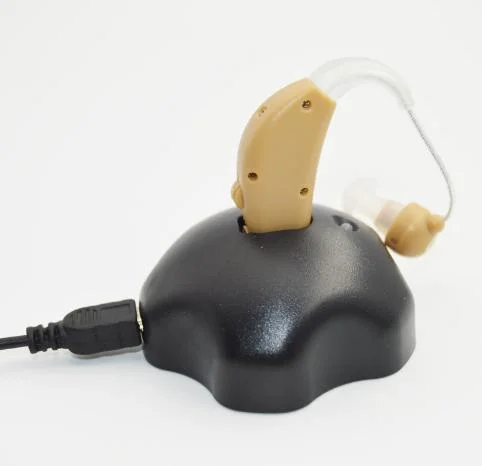 Venta en caliente auriculares de bajo precio BTE audífonos digitales de alto Energía para los audifonos con pérdida auditiva grave