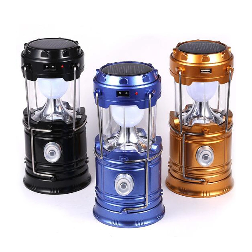 Brightenlux Plastic Multi Function Solar Camping Lantern Rechargeable, Portable Solar Rechargeable LED Camping Lantern Flashlights