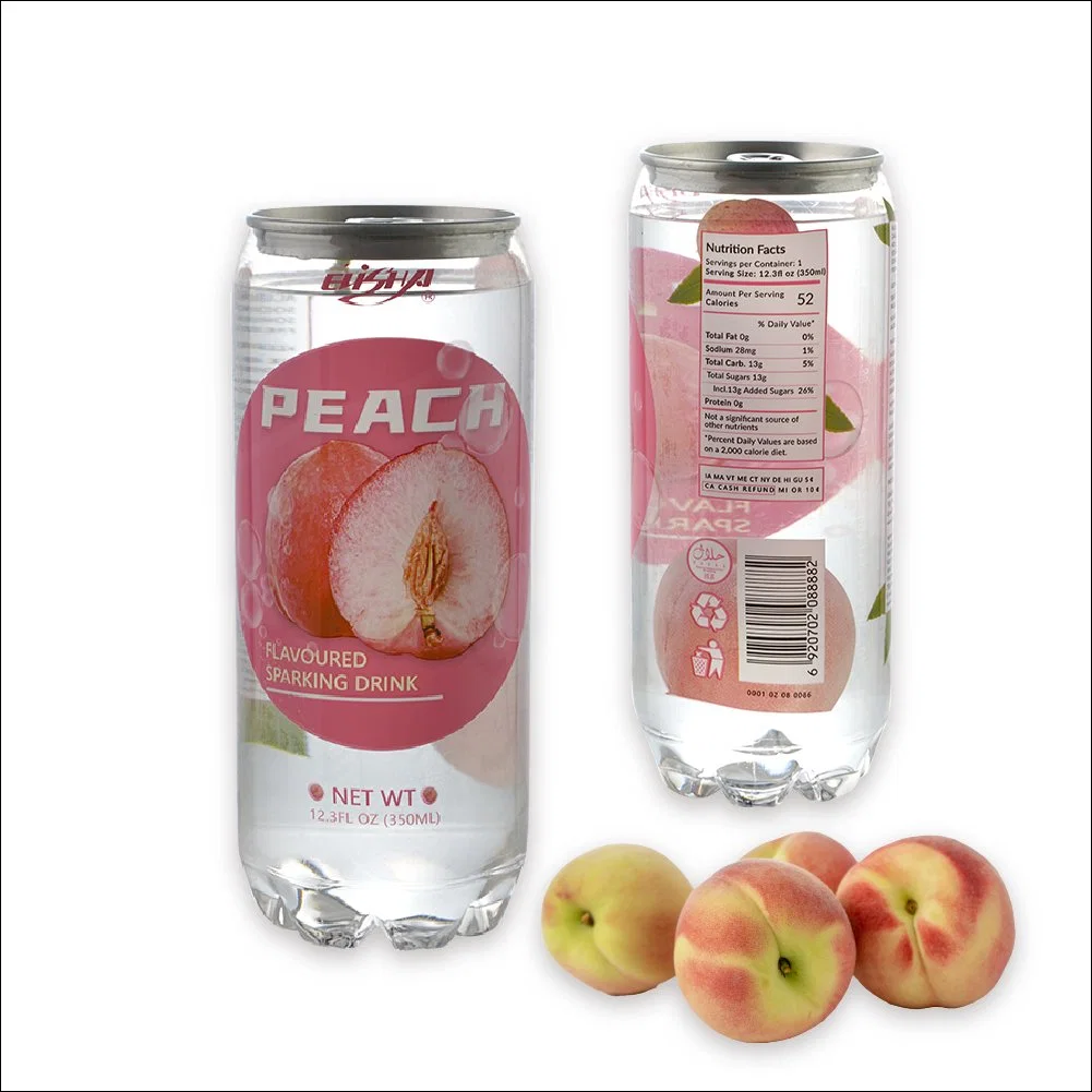 350ml Hot Sale Fruit Flavor Can Canned Sparkling Drink