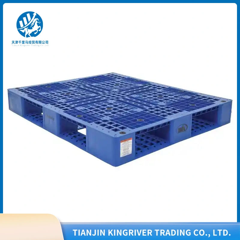 High quality/High cost performance HDPE Custom Heavy Duty Single Sided Plastic Pallets High Capacity Big Bag Plastic Pallet with 4 Tubes Prices