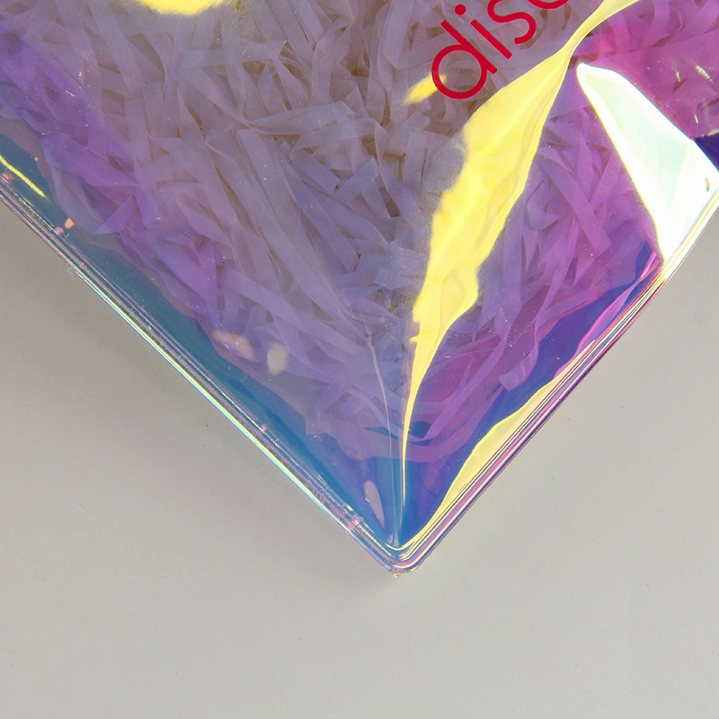 Sinicline Custom Holographic PVC Jewelry Ziplock Packaging Bag