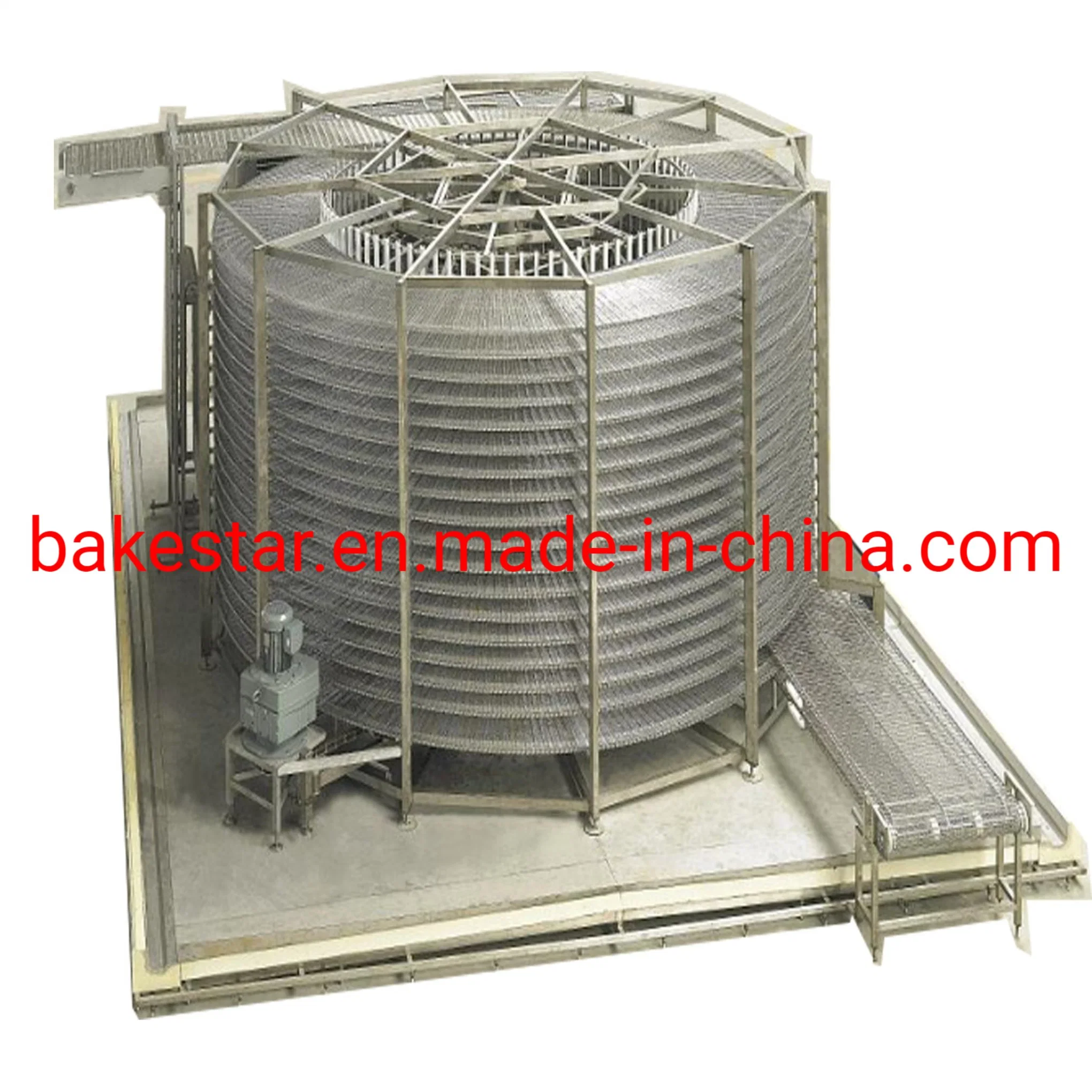 Bread Cake Cookies Biscuits Cooling Tower Industrial Food Process Bakery Machine