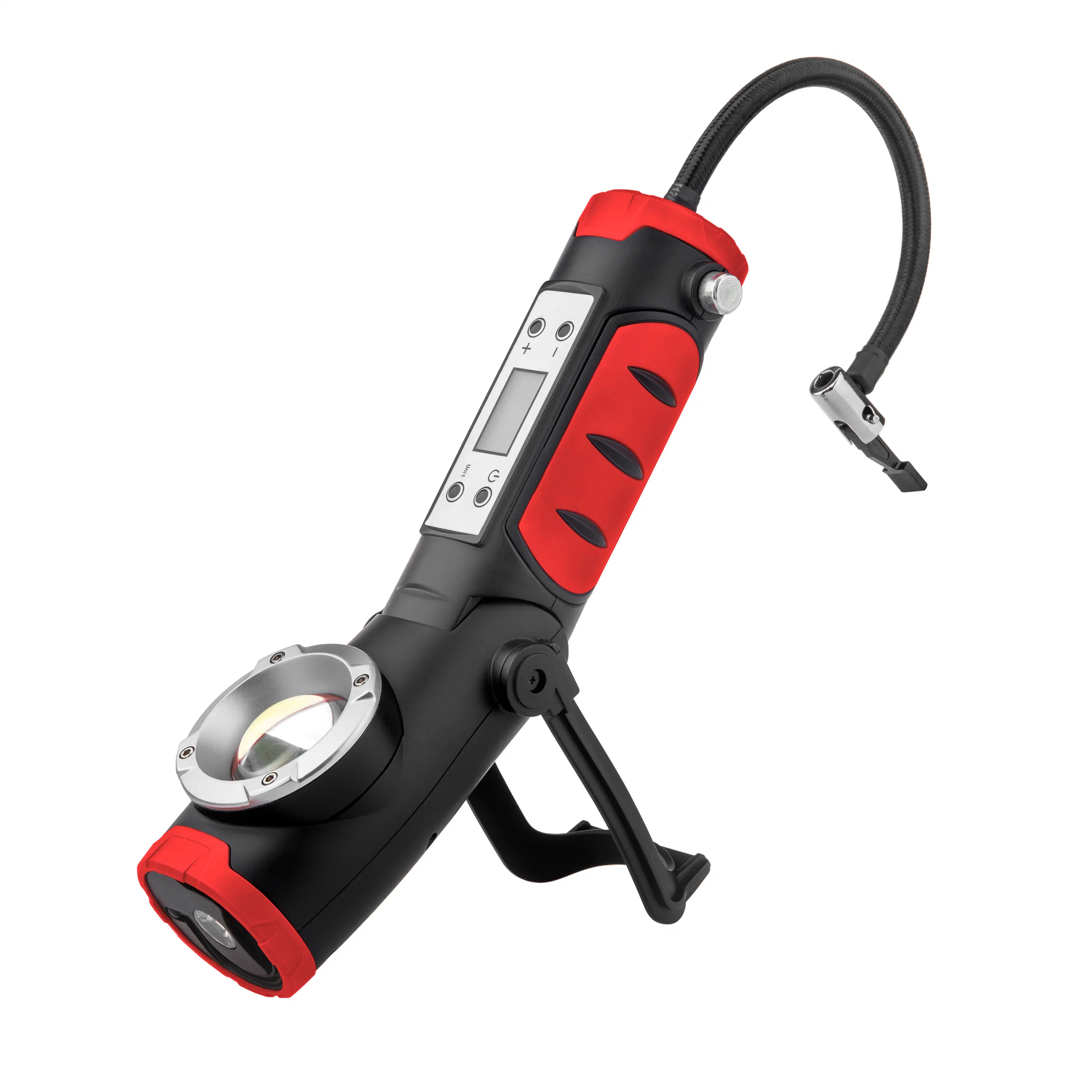 Batería recargable o 12V CC compresor de aire para neumáticos de coche COB luz LED de trabajo