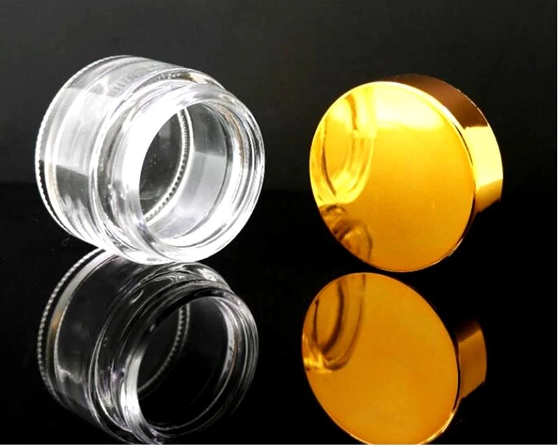 20ml Clear Cream Bottle Eye Cream Bottle Electrochemical Aluminum Cover Glass Jar