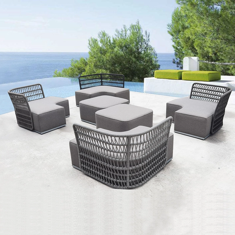 New Rope Darwin Carton Box Modular Furniture Manufacturer Garden Sofa