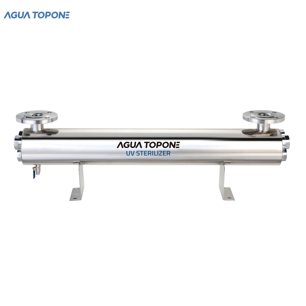 Agua Topone 4m3/H 6m3/H 10m3/H Flow Rate UV Sterilizer for Water Disinfection 304/316 Stainless Steel