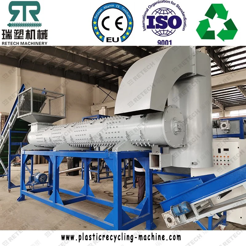 2000kg/Hr Pet HDPE Bottle Mechanical Label Remover Machine with 98% Removing Rate