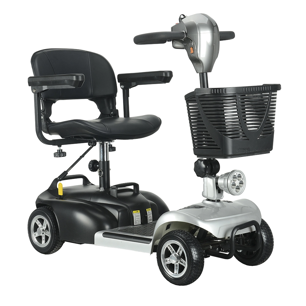 Four Wheel Folding Handicaped Scooter Electric Trike for Seniors and Hire Business