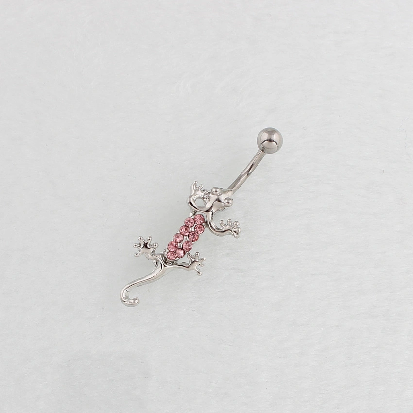 Stainless Steel Prevent Allergies Gecko Belly Button Rings