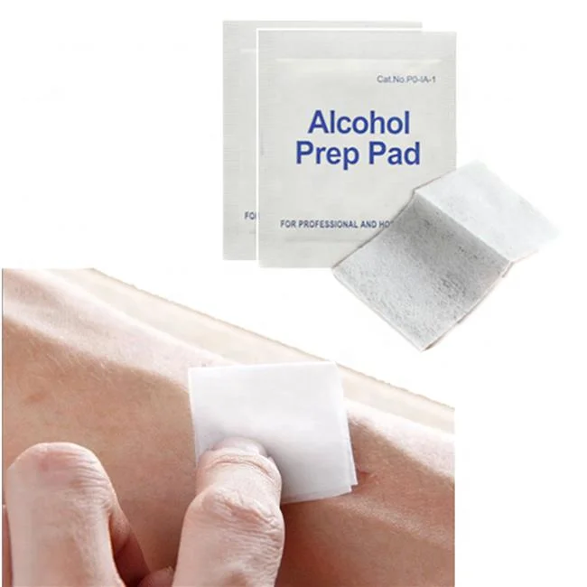 2 % de la chlorhexidine 70 % d'alcool Prep Pad pour la désinfection de la peau